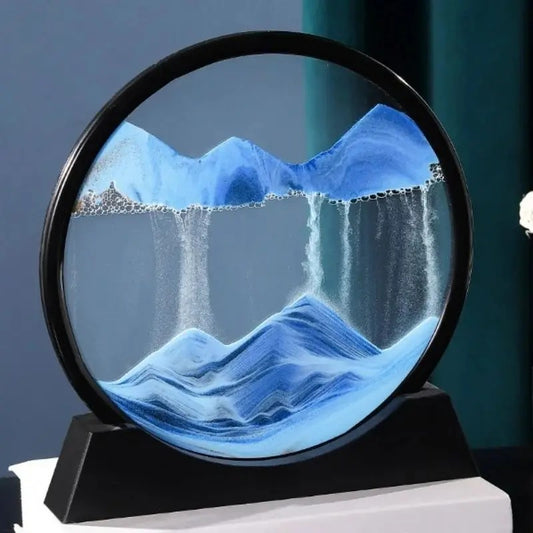 Glass Deep Sea Sandscape Hourglass
